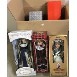 A quantity of 8 boxed (as new) porcelain collectors dolls.