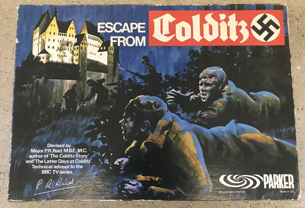 A vintage Escape from Colditz game, made by Parker.