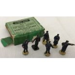 A boxed Dinky Toys 00 gauge set of 6 miniature figures for model railways.