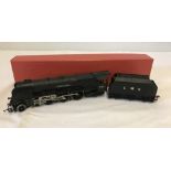A boxed Hornby Duchess of Atholl OO gauge locomotive and tender.