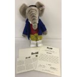 A 2008 Limited Edition Steiff 'Edward Trunk' Teddy from the "Rupert Classic" range.