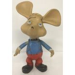A vintage vinyl toy of Topo Gigio the mouse.