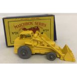 A boxed Matchbox #24 Weatherill Hydraulic Excavator.