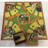 c1930-40's Chad Valley Mickey Mouse Ludo board game.