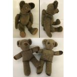 3 vintage teddy bears.