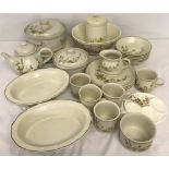 A collection of dinner, tea and kitchen ware Harvest pattern by Marks & Spencer.