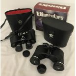 2 pairs of cased binoculars.