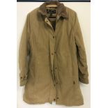 A vintage ladies Barbour 3/4 length coat. Size 16.