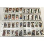 A collection of vintage Wills and John Player cigarette cards.