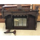 A Vintage Organ over mantle mirror (Vendor advises it is from Wendling Chapel).