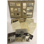 2 x WW1 photograph albums and associated papers - Waziristan Campaign.