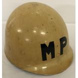 A US pattern white MP's helmet.