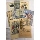 9 x American Battlefield handbooks.