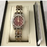 A boxed ladies wristwatch by Ingersoll from the Gems range.