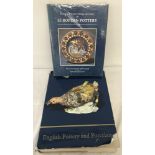 2 reference books on antique pottery & porcelain.