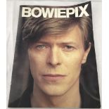 Bowiepix 1983 paperback David Bowie photobook by Pearce Marchbank.