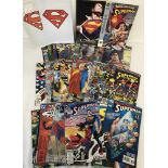 Approx. 40 modern Superman comic books.