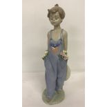 Boxed Lladro Society figurine #7650 "Pocket full of wishes".