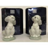 2 Boxed Lladro Society figurines, both #7685 "A friend for life".