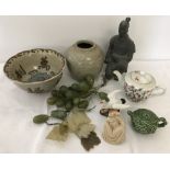 A collection of oriental pieces.