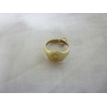 An 18ct gold signet-style ring with Maso