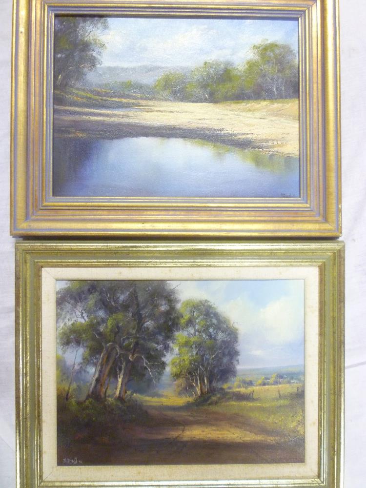 John Bredl - oils on boards