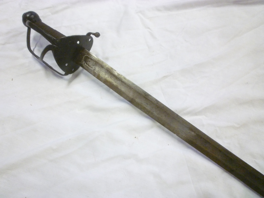 A 17th century-style rapier sword with d