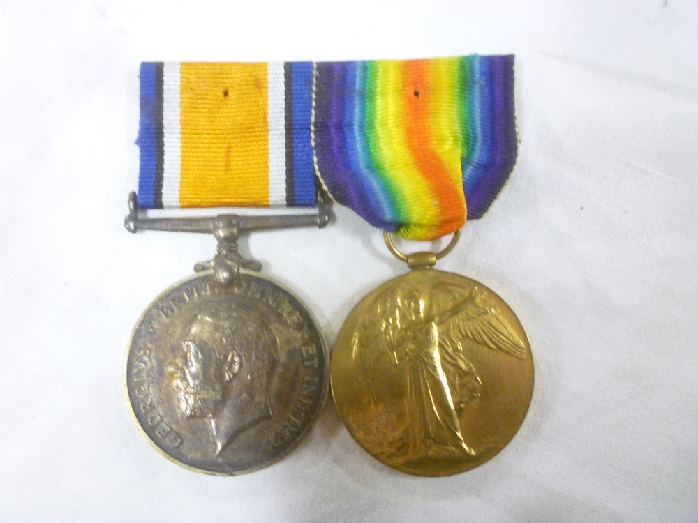 A First War pair of medals awarded to No