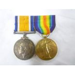 A First War pair of medals awarded to No