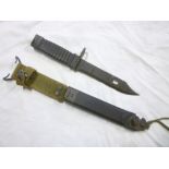 A United States Forces bayonet with sing