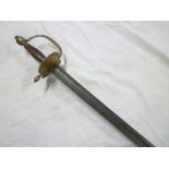 A 1796 pattern Infantry sword with singl