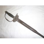 An 18th century Officers smallsword with