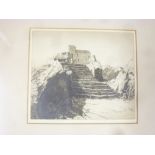 A black and white etching "The Sicilian