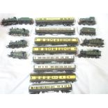 Seven various 00 gauge GWR locomotives including tank locomotives etc and a selection of GWR