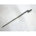 A Russian Mosin Nagant steel socket bayonet