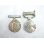 A British War medal and India General Service medal with Afghanistan N.W.F.1919 bar awarded to No.