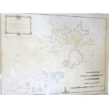 A good quality copy map of The Islands of Scilly after Tovy & Ginver 1779,