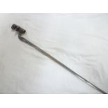 An 1850's Enfield steel socket bayonet with Indian markings