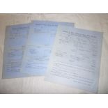 Three Cornish mining account statements for Wheal Basset and Grylls Mines 1865 and 1866