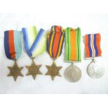 Two 1939-45 Stars, Burma Star,