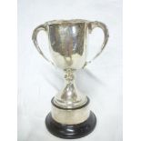 A silver presentation cup for the 9th (Camborne/Redruth) Bn.