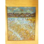 Paul Stephens - pastel "St Ives - late afternoon", signed, inscribed to verso,