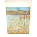 Paul Stephens - pastel "Twilight - St Ives", signed, inscribed to verso,