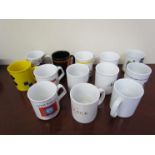 A selection of 14 various railway collectors mugs