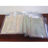 A quantity of GER notices and weekly working timetables, all dated 1904