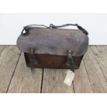 A 1950's/60's B.R leather railwayman's satchel