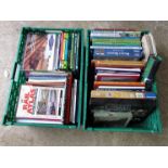 Two boxes containing various books relating to the railways, its history and local interest examples