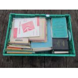 A box containing various BRITISH RAILWAYS book and paperwork to include operating handbooks,