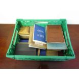 A box containing various LNER and related books, manuals, Linesmen report parcel value books etc