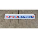 A National Express electric sign